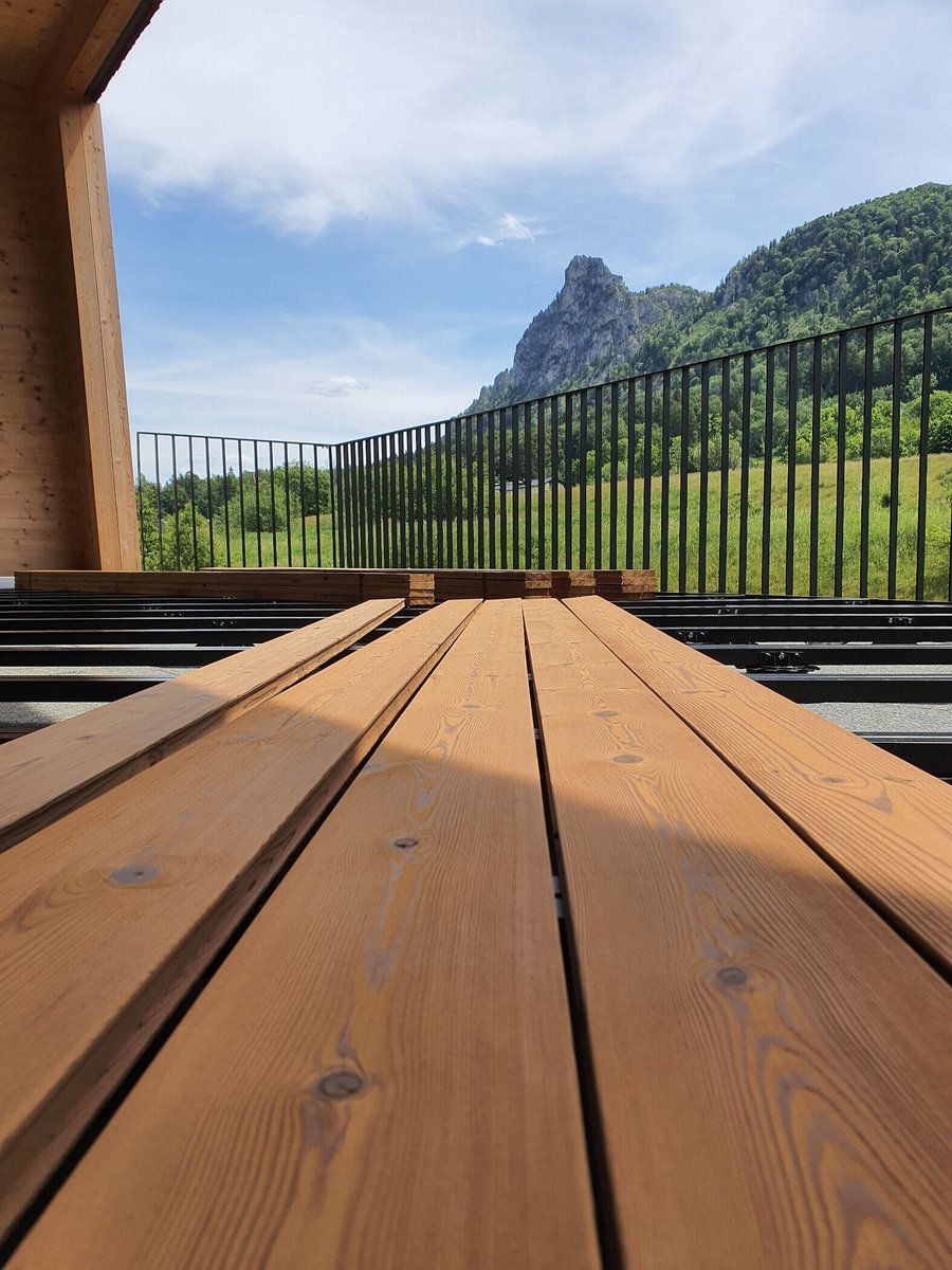 Holzterrasse von Tischler Thomas Rosenegger 